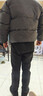 网易严选25新品90鸭绒超蓬羽绒服休闲面包服石墨烯保暖轻量抗菌防泼水 A款25秋冬立领-森野绿 XL 实拍图