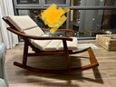玥都全实木摇摇椅现代简约胡桃木躺椅客厅午睡椅阳台逍遥椅 单独摇椅【标准款】 送货上门 + 自行安装 实拍图