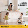 乐卡（Lecoco）扭扭车1-3岁防侧翻摇摇车加长车身儿童车声光款 费格丝绒摩卡 实拍图
