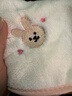 【洁丽雅同厂】婴儿刺绣小方巾超柔新生宝宝儿童洗脸巾24*24cm 随机2条装 实拍图