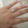 I Do铂金PT950钻戒1克拉经典六爪钻石戒指婚戒求婚结婚送老婆生日礼物 经典六爪50分钻石 14号 实拍图