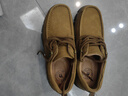 骆驼（CAMEL）磨砂牛皮男士工装大头休闲皮鞋 G13A307163 驼色 41  实拍图