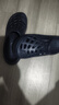 迪卡侬（DECATHLON）游泳男士凉鞋沙滩拖鞋洞洞鞋外穿NABD2028001深蓝色网格款43码 实拍图