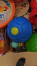 华诗孟 魔幻飞碟球带6灯弹力踩踩球脚踩变形球儿童户外运动球类玩具 实拍图