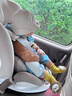 好孩子（gb）安全舱1号S婴儿8系高速儿童360旋转汽车安全座椅0-7岁 奶昔白 实拍图