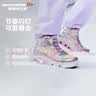 Skechers斯凯奇儿童雪地靴子秋冬保暖运动鞋女童舒适闪灯休闲棉靴302677L 实拍图