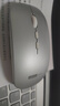 联想（Lenovo）无线鼠标无线静音蓝牙鼠标可充电轻薄便携笔记本电脑ipad平板安卓苹果手机通用无线商务办公鼠标 银色-双模版【左右静音按键】 无线蓝牙鼠标【Type-c充电/配充电线】 实拍图