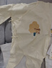 童泰婴儿连体衣新生儿衣服四季0-6月初生宝宝哈衣爬服纯棉内衣2件装 黄色小熊 （四季款） 59cm (建议1-3个月身高55-60cm) 实拍图