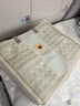 富安娜床垫保护垫纯棉抗菌加厚褥子可水洗床罩防滑床垫保护套蓝1.5米床 实拍图
