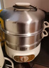 苏泊尔（SUPOR）电蒸锅 电煮锅电火锅火锅锅多功能锅家用蒸包子锅电热锅三层多用途锅13L可定时ZN28YK807  实拍图