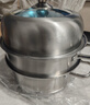 美厨（maxcook）蒸锅 304不锈钢30CM三层蒸锅 加厚复底汤锅 燃气电磁炉通用 实拍图