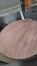 双枪黑金檀木整木切菜板加厚加大圆形砧板实木家用案板面板菜墩35*2.5 实拍图