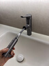 九牧（JOMOO）卫生间全方位漱口冷热双控洁面抽拉式台盆面盆水龙头枪灰32344 实拍图