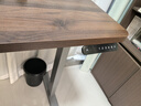 京东京造电动升降电脑桌电竞桌 书桌 学习桌 单电机1.2m胡桃木色 实拍图