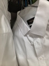 雅戈尔（YOUNGOR）短袖衬衫男纯色提花DP免烫衬衫纯棉面料抗皱易打理新品 GSDP100168BBA白色 41 实拍图