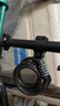 大行（DAHON）自行车锁五位密码锁通用公路车山地车锁防盗自行车锁 黑色【带锁架】 实拍图