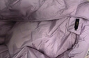 雪中飞女士鹅绒糖果色羽绒服简约百搭日常通勤立领纯色冬季保暖外套潮 粉紫色 L (170) 实拍图