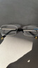 浪健水晶玻璃老花镜男女高清防划耐磨看书报手机电脑老年人老视眼镜 银框直板 200度【建议55~60岁】 实拍图