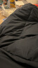 京东京造羽绒服男女情侣同款真鸭绒冬季外套面包服轻松羽绒 黑色 XL 实拍图