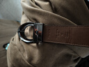 蔻驰（COACH）【品牌直供】男士板扣双面宽版腰带皮带35MM黑色CQ013 实拍图