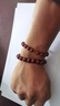 金石灵朱砂手串护身符男女款紫金砂转运珠佛珠情侣手链本命年生日礼物 实拍图