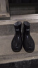 回力雨鞋男下雨天户外防水鞋钓鱼洗车防滑赶海雨靴耐磨胶鞋57-1黑色42 实拍图