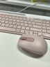 罗技（Logitech）M196 无线蓝牙鼠标 办公鼠标 笔记本商务办公家用 小巧便携 对称手型 玫瑰粉 实拍图