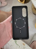 猩球卫士高级感适用三星S25Edge磁吸手机壳石英砂岩导热散热保护壳商务防摔套简约亲肤磨砂全包外壳黑 实拍图