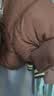 婧麒（JOYNCLEON）儿童棉服男女童装棉衣外套上衣秋冬装小宝宝棉袄婴儿衣服 深咖色（小熊款） 90 cm 实拍图