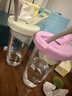 Glasslock玻璃水杯凉水冷萃杯进口大容量女生高颜值家用刻度吸管杯子450ml 实拍图