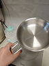 凌丰泼油小锅304不锈钢无涂层平底煎锅单人用油炸热油锅 【无盖】平底煎锅18cm 实拍图