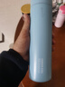 炊大皇保温杯316L医用级不锈钢茶水分离商务便携智能保温杯浅蓝色 490ml 实拍图