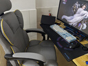奥伦福特 电脑椅办公椅子电竞椅家用人体工学椅老板椅主播靠背椅皮革转椅 创意工学椅-灰+含乳胶垫【二代】 实拍图