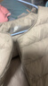 雪中飞经典新款基础舒适轻薄羽绒便捷短款保暖羽绒小马甲轻盈便携舒适 浅亚麻|7100-女 XL 175/96A 实拍图