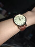 聚利时（Julius）手表女时尚英伦复古日历考试学生防水石英女士手表咖色JA-508LC 实拍图