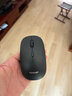 方正Founder无线轻音鼠标 人体工学轻薄 便携办公游戏鼠标可企业批量采购  多设备兼容自带2.4G接收器【黑色】 实拍图