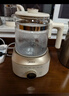 美的（Midea）花漾0胶水全玻璃全自动养生壶 办公室多功能煮茶壶 烧水壶恒温电热水壶煮茶器花茶壶1L YS10B101 实拍图