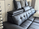 BOJO电动功能沙发床一体两用2025新款小户型客厅意式真皮艺劳伦斯9012 3.2m三人位（三电动） 接触面真皮 实拍图