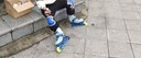 迪卡侬（DECATHLON）儿童轮滑鞋初学者轮滑鞋套装可调节舒适透气溜冰鞋体育课必备 太空旅行款 29/32（脚长18.5-20.0cm） 实拍图