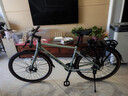 邦德·富士达公路自行车铝架禧玛诺7速男女式成人城市休闲越野跑车铅笔灰 实拍图