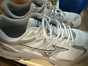 美津浓（MIZUNO）【RACER V2】25年新款高街机能复古潮流慢跑鞋男女缓震透气跑鞋 05/港雾灰/银色/鲨鱼灰 44.5 (290mm) 实拍图