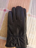 慕雪辞羊皮手套男女加绒加厚真皮保暖冬季骑行电动车摩托车防水防风手套 头层羊皮手套-女士 实拍图