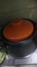 康舒（KANGSHU） 大容量砂锅炖锅家用耐高温陶土沙锅明火燃气陶土煲煮粥煲石锅 橙4.5L+1.1L(4-6人)破损补发 实拍图