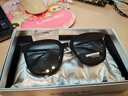 MOLSION陌森太阳镜【烟花镜】肖战同款大框偏光墨镜高质感显脸小MS3056 标准码 C11酷感黑银【肖战同款】 不配度数 实拍图