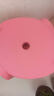 树浩家用塑料加厚凳子可叠放餐椅网红风车餐桌椅子现代简约餐厅书桌用 L.HF升级加强PP材料30cm面-红色 实拍图