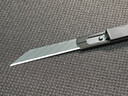 得力（deli）【超级爆款】小号30°薄款黑刃金属外壳办公家用美工刀/裁纸刀 办公用品 TD201 实拍图
