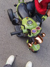 哈哈怪儿童电动摩托车儿童摩托车3-6岁儿童电动车玩具车可坐人儿童车 顶配绿|6V10电瓶+双驱+遥控 实拍图