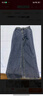 真维斯（JEANSWEST）牛仔裤女2025秋季高腰阔腿裤垂感时尚宽松女士长裤子女深蓝色L 实拍图