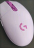 罗技（G）G304 LIGHTSPEED无线鼠标 游戏鼠标 轻质便携 鼠标宏 绝地求生FPS英雄联盟吃鸡 生日礼物 紫色 实拍图