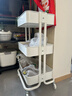 宜家（IKEA）拉斯克家居小推车三层置物架移动茶水桌客厅咖啡桌厨房储物收纳架 【升级款】米色黄色大号 35*45*77cm 实拍图